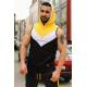 Madmext Men Sleeveless Black Hoodie 2897 - Siyah