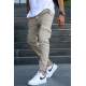 Men Cargo Beige Trousers 5437 - Bej