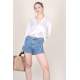 Mad Girls Light Blue Denim Shorts MG1343 - Açık mavi