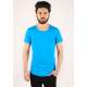 Madmext Men Basic Blue T-shirt 2308 - Mavi