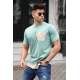 Madmext Men Almond Green T-shirt 5353 - Çağla yeşili