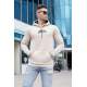 Madmext Beige Hoodie Sweatshirt For Men 5331 - Bej