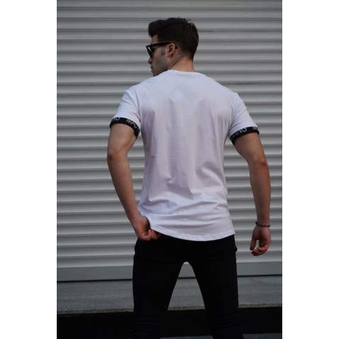 Men Basic White T-Shirt - Beyaz