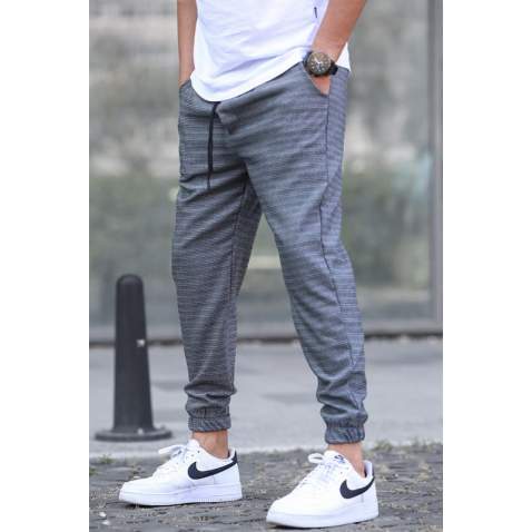 Anthracite Slim Fit Jogger Trousers 5472 - Antrasit