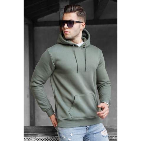 Madmext Men Khaki Sweatshirt 5339 - Haki