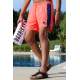 Madmext Soft Pink Swim Wear Short 4267 - Pudra