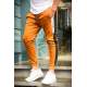 Madmext Camel Striped Sweatpants 2933 - Camel