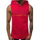 Sleeveless T-Shirt In Hooded Red 2992 - Kırmızı