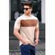 Madmext Men Beige T-shirt 5377 - Bej