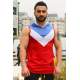 Madmext Men Sleeveless Red Hoodie 2897 - Kırmızı