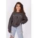 Mad Girls Smoke Gray Sweatshirt MG1196 - Füme