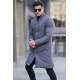 Anthracite Basic Long Coat 5710 - Antrasit