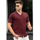 Madmext Men Maroon Shirt 4944 - Bordo