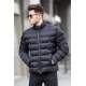 Black Puffer Jacket 5707 - Siyah