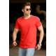 Madmext Men Red Plain T-shirt 4513 - Kırmızı