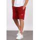 Madmext Men Maroon Capri Shorts 5443 - Bordo