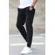 Madmext Men Plain Black Sweatpants 4210 - Siyah