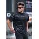 Men Black Over Fit T-Shirt 5207 - Siyah