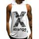 Madmext Men White Hoodie Vest 2649 - Beyaz