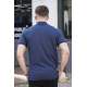 Men Navy Blue Polo T-Shirt - Lacivert