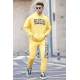 Madmext Men Yellow Tracksuit 5284 - Sarı