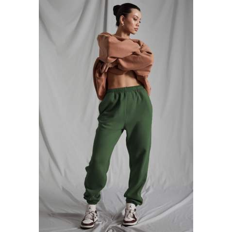 Women Khaki Oversize Sweatpants MG1235 - Haki