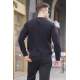 Black Regular Fit Basic Sweatshirt 5799 - Siyah