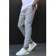 Men Black Slim Fit Jogger Trousers 5471 - Siyah