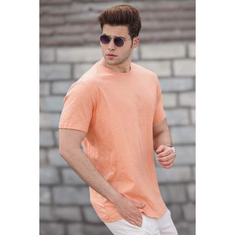 Madmext Men Baby Pink T-shirt 5268 - Yavru ağzı