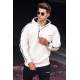 Madmext White Basic Men's Hoodie 4721 - Beyaz