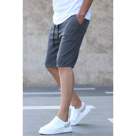 Madmext Anthracite Capri Shorts 5410 - Antrasit