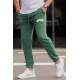 Madmext Printed Green Sweatpants For Men 5616 - Yeşil