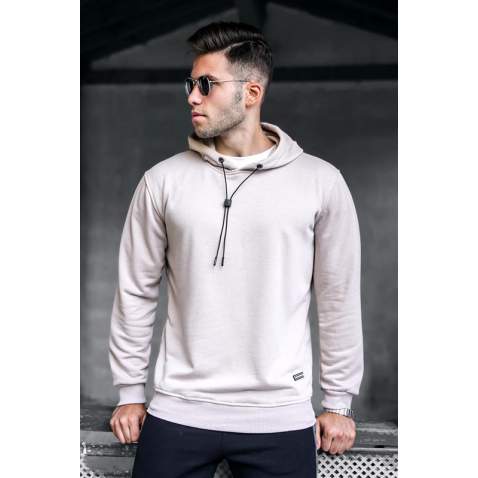 Madmext Men Beige Sweatshirt 5334 - Bej