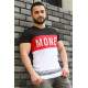 Madmext Black "Money" Printed T-shirt for Men 3077 - Siyah