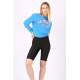 Mad Girls Blue Crew-Neck Women Sweatshirt MG789 - Mavi