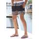 Black Designed Swim Shorts 5788 - Siyah