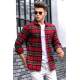 Madmext Red Checkered Men Lumberjack Shirt 4669 - Kırmızı