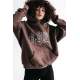 Mad Girls Embroided Brown Sweatshirt Hoodie MG812 - Kahverengi