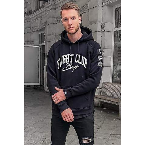 Madmext Men Black Printed Hoodie Sweatshirt 2868 - Siyah