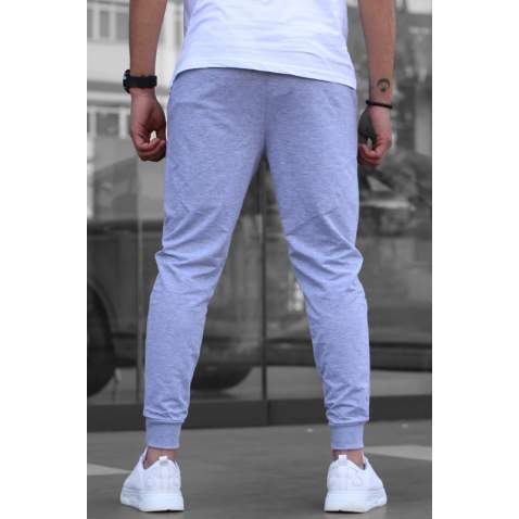 Madmext Men Elastic Bottom Gray Sweatpants 4821 - Gri