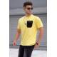 Madmext Men Yellow T-shirt 5386 - Sarı