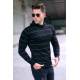 Madmext Men Black Sweater With Hood 5623 - Siyah