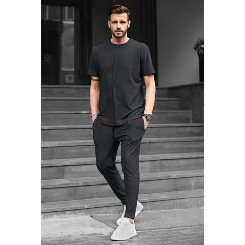 Men Black Tracksuit - Siyah