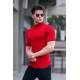 Madmext Red Knitwear With Roll Neck T-shirt 4604 - Kırmızı