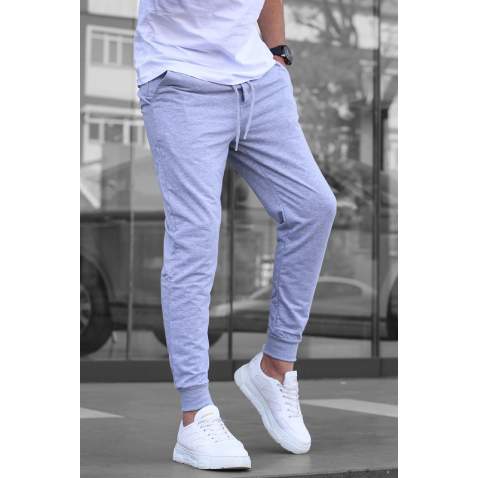 Madmext Men Elastic Bottom Gray Sweatpants 4821 - Gri