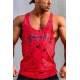 Sleeveless T-Shirt In Printed Red 2888 - Kırmızı