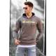 Madmext Anthracite Men's Hoodie 4771 - Antrasit