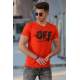 Madmext Orangfe Printed T-shirt for Men 4470 - Turuncu