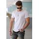 Madmext White Basic T-shirt for Men 4465 - Beyaz