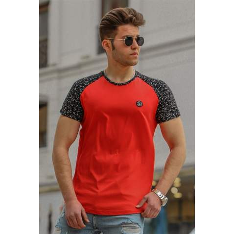 Madmext Claret Red T-shirt for Men 4523 - Bordo